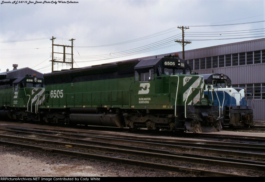 Burlington Northern SD45 6505